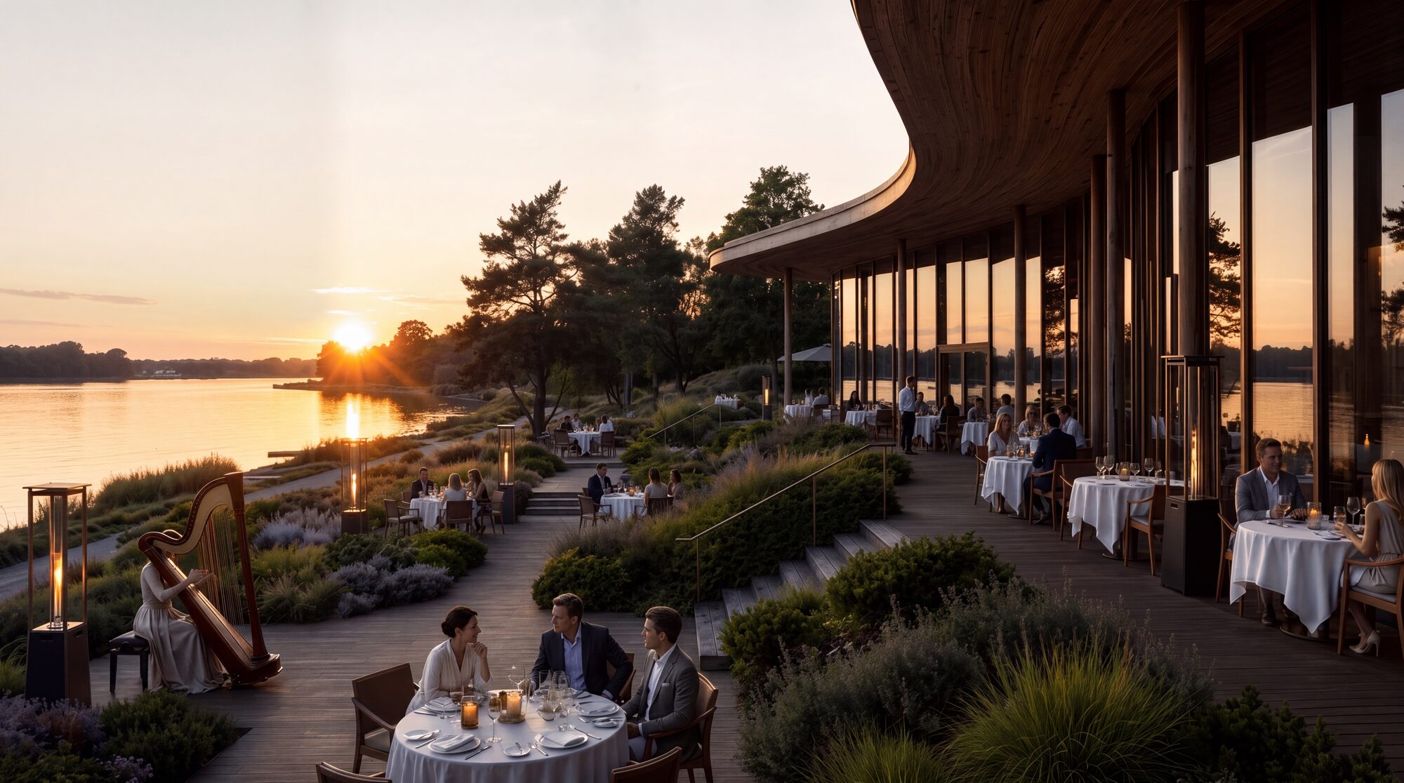 Waterside restaurants